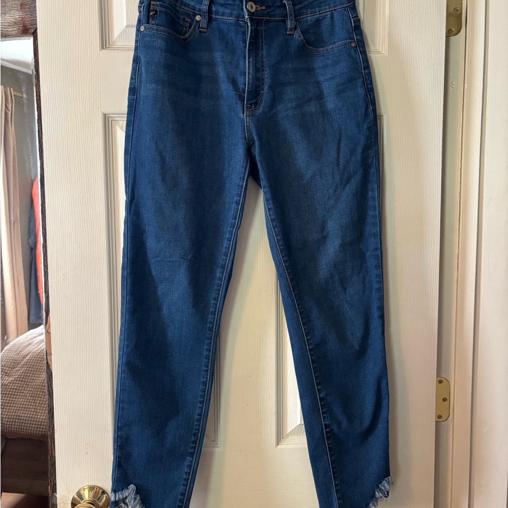 KanCan Dark Blue Ankle Jeans